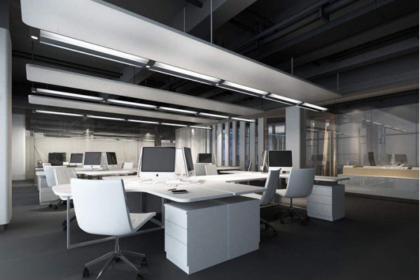 口碑好的办公室装修墙壁和地板的处理办法